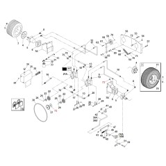 Adaptador para tractor modelo SRZ ORIGINAL GIANNI FERRARI BFB 93900583274