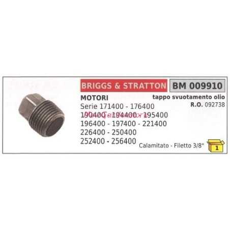 Tappo olio B&S tagliaerba tosaerba rasaerba serie 171400 176400 190400 009910 | NewgardenParts.com