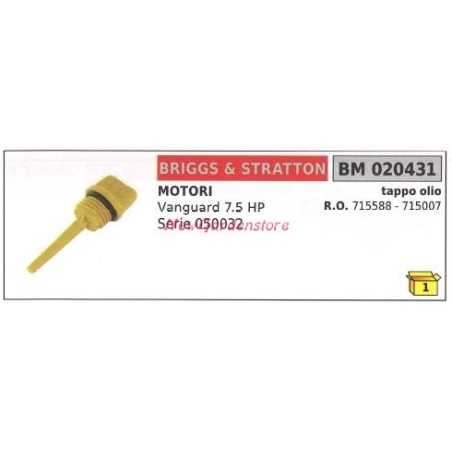 B&S lawn mower mower VANGUARD 7.5 hp series oil plug 020431 | NewgardenParts.com