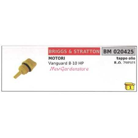 B&S tapón de aceite cortacésped serie VANGUARD 8 10 CV 020425 | NewgardenParts.com