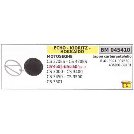Tappo olio carburante ECHO motosega CS 370ES 420ES 450 510 3000 3400 045410 | NewgardenParts.com