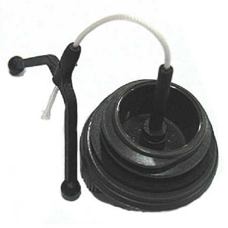 Oil filler cap compatible with HUSQVARNA chainsaw 340 - 345 - 346XP - 350 - 351 | NewgardenParts.com