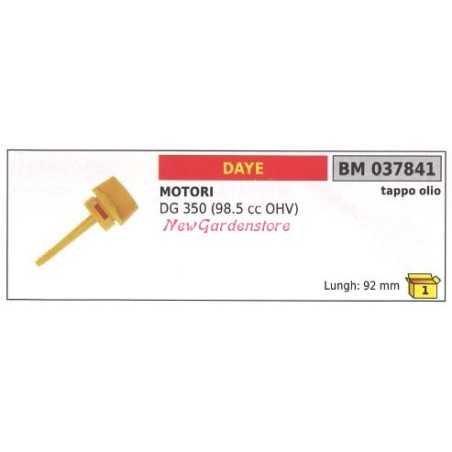 Tapón de llenado de aceite DAYE cortacésped DG 350 98,5 cc OHV 037841 | NewgardenParts.com