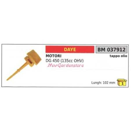 Tapón de llenado de aceite DAYE cortacésped DG 450 135,5 cc OHV 037912 | NewgardenParts.com