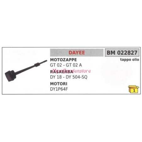 Tapón de llenado de aceite DAYEE cortacésped DY 18 022827 | NewgardenParts.com