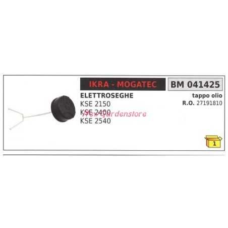 Oil filler cap IKRA electric saw KSE 2150 2400 2540 041425 | NewgardenParts.com