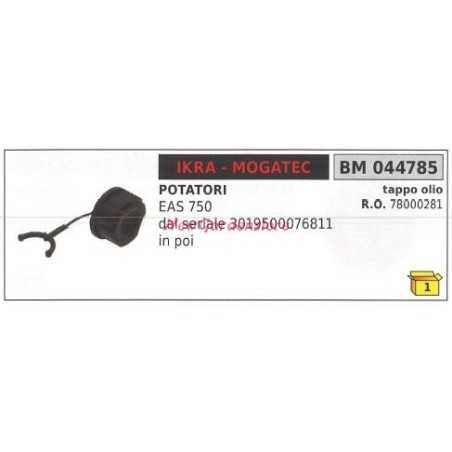 Öleinfülldeckel IKRA Astschere EAS 750 DA S/N 3019500076811 044785 | NewgardenParts.com