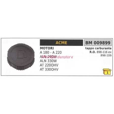 Fuel tank cap ACME motor cultivator A 180 220 ALN 290W 009899 | NewgardenParts.com