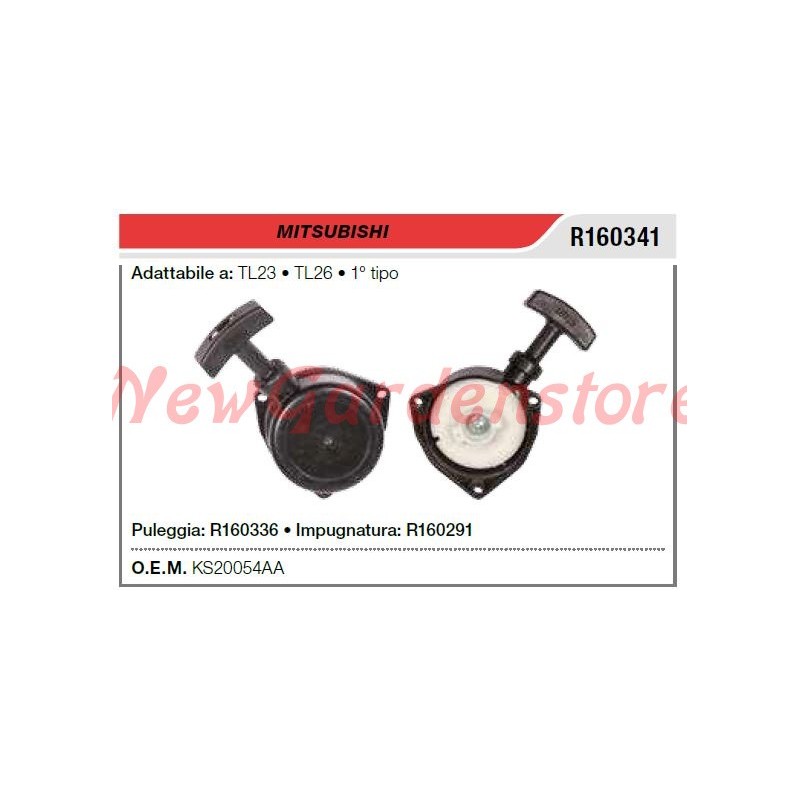 Anlasser MITSUBISHI Freischneider TL23 26 1. TYP R160341