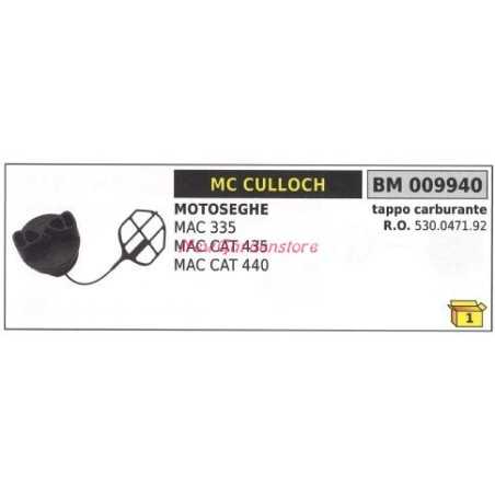 Fuel filler cap for MC CULLOCH chainsaw MAC 335 engine 009940 | NewgardenParts.com
