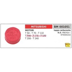 Bouchon de remplissage d'huile moteur MITSUBISHI débroussailleuse T 50 70 110 001051 | NewgardenParts.com