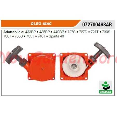 OLEOMAC brushcutter starter 433BP 435BP 440BP 072700468AR | NewgardenParts.com