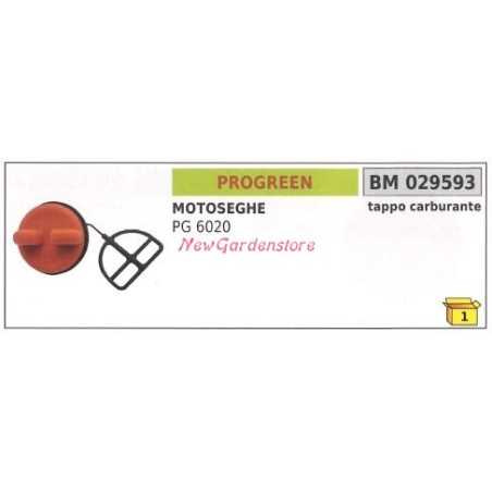 Fuel filler cap for PROGREEN PG 6020 brushcutter engine 029593 | NewgardenParts.com