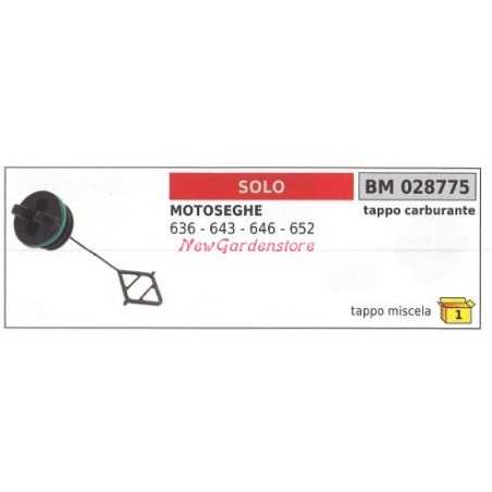 Tappo serbatoio carburante motore SOLO motosega 636 643 646 652 028775 | NewgardenParts.com