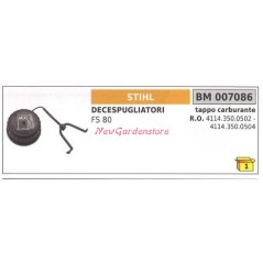 Tankdeckel STIHL Motor Freischneider FS 80 007086 | NewgardenParts.com
