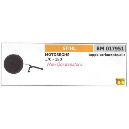 Tankdeckel Motoröl STIHL Kettensäge 170 180 017951 | NewgardenParts.com