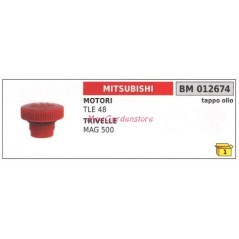 Bouchon de remplissage d'huile moteur MITSUBISHI débroussailleuse TLE 48 012674 | NewgardenParts.com