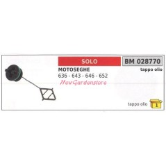 Tappo serbatoio olio motore SOLO motosega 636 643 646 652 028770 | NewgardenParts.com