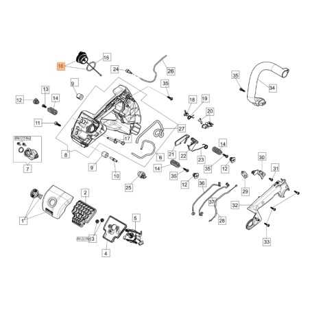 Original OLEOMAC tank cap for chainsaw GST 250 - GST 360 50290224AR | NewgardenParts.com