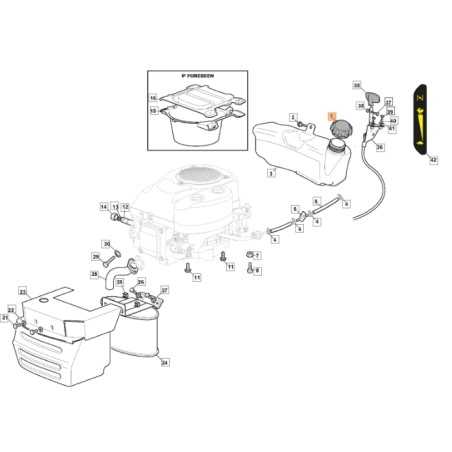 Tank cap tractor models GLX14-84G ORIGINAL EMAK G125795001E1 | NewgardenParts.com