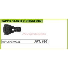 RUGGERINI starter plug for walking tractor 650 | NewgardenParts.com
