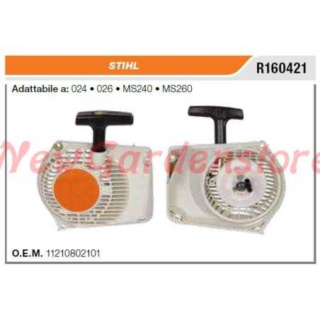 STIHL démarreur de tronçonneuse 024 026 MS240 260 R160421 | NewgardenParts.com