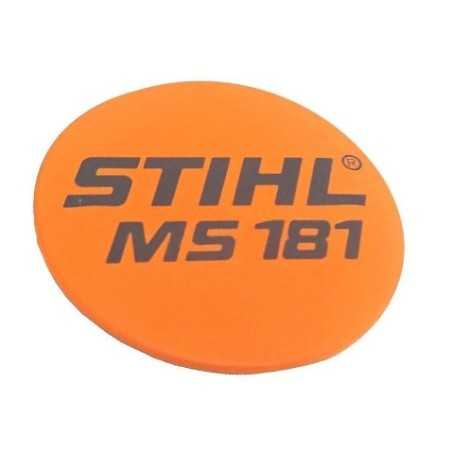Nameplate crankcase chainsaw models MS181 ORIGINAL STIHL 11399671501 | NewgardenParts.com