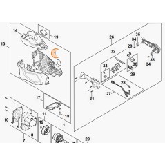 Heckenschere Typenschild Modelle HLA135 ORIGINAL STIHL HA049671500 | NewgardenParts.com