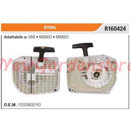 STIHL démarreur de tronçonneuse 066 MS660 650 R160424 | NewgardenParts.com