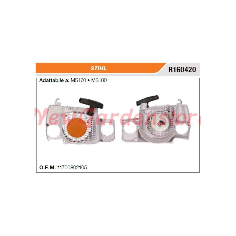 STIHL démarreur de tronçonneuse MS170 180 R160420