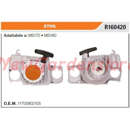 Avviamento STIHL motosega MS170 180 R160420 | NewgardenParts.com