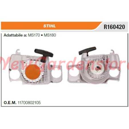 STIHL démarreur de tronçonneuse MS170 180 R160420 | NewgardenParts.com