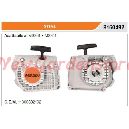 Avviamento STIHL motosega MS361 341 R160492 | NewgardenParts.com