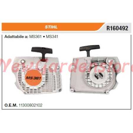 STIHL Kettensägen-Starter MS361 341 R160492 | NewgardenParts.com