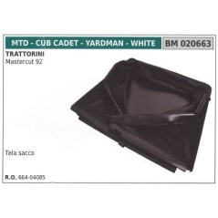 Tela Cesto MTD trattorino rasaerba tosaerba tagliaerba mastercut 92 020663 | NewgardenParts.com