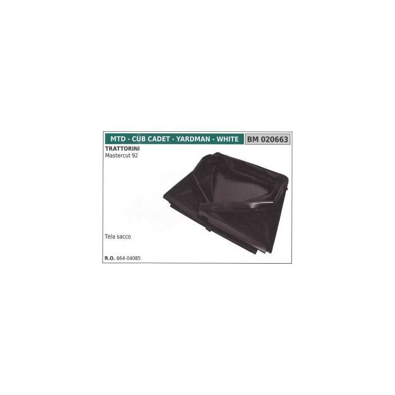 Canvas MTD lawn tractor lawn mower mastercut 92 020663