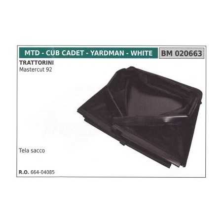 Lona MTD tractor cortacésped mastercut 92 020663 | NewgardenParts.com