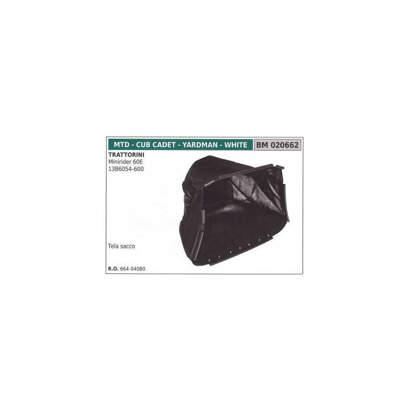 Tela Cesto MTD trattorino rasaerba tosaerba tagliaerba MINIRIDER 60E 020662
