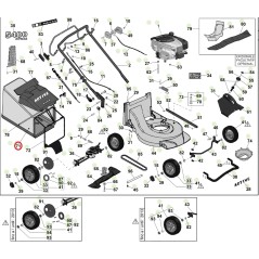 ORIGINAL ACTIVE black basket canvas lawn mower models 5400 sb 050725 | NewgardenParts.com