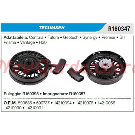 Avviamento TECUMSEH trattorino tagliaerba rasaerba centura futura R160347 | NewgardenParts.com