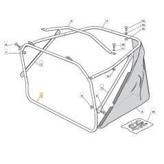 Vorderrahmen Rasentraktor Modelle 2500SV ORIGINAL STIGA 384801121/0 | NewgardenParts.com