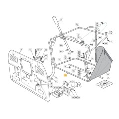 Rahmen Tasche Mund Rasentraktor Modelle 2448H4WD ORIGINAL STIGA 382800089/1 | NewgardenParts.com