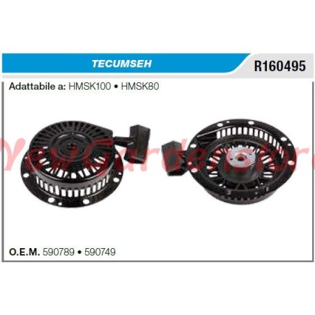 Avviamento TECUMSEH trattorino tagliaerba rasaerba HMSK100 HMSK80 R160495 | NewgardenParts.com