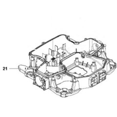 CADRE INFERIEUR AVANT 592743601 ORIGINAL HUSQVARNA | NewgardenParts.com