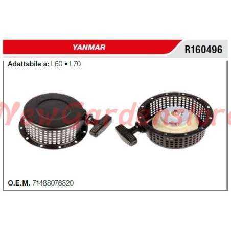 Starter YANMAR lawn mower mower L60 70 R160496 | NewgardenParts.com