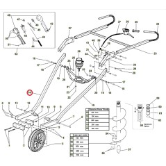 ORIGINAL ACTIVE auger models t152 020783 right-side wheel frame | NewgardenParts.com