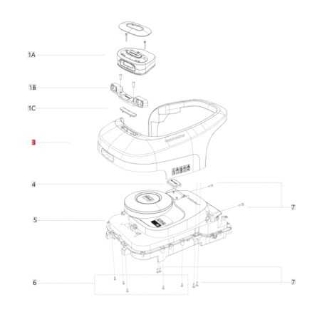 ORIGINAL BLUEBIRD Mähroboterrahmen NAVIMOW AB12.01.00.0189 | NewgardenParts.com