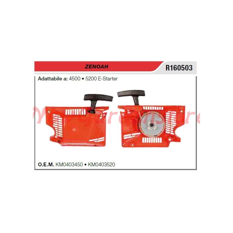 Starter ZENOAH chainsaw 4500 5200 E-starter R160503