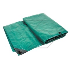 Tarpaulin with eyelets 6x8 m reinforced corners waterproof washable tear-resistant cover
