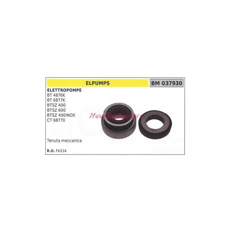 Mechanical seal ELPUMPS motor pump BT 4876K GTSZ 600 BTSZ 400INOX FAX14